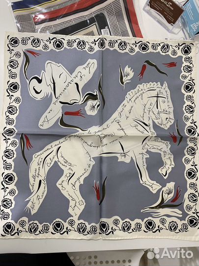 Платок шёлковый шейный