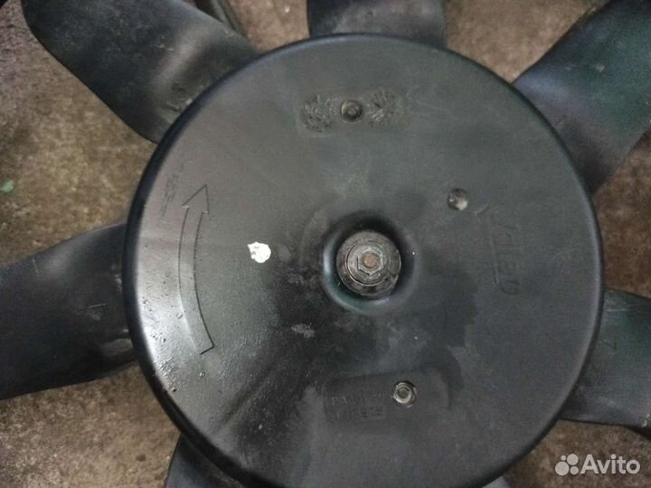 Вентилятор охлаждения valeo Веста рено логан 2