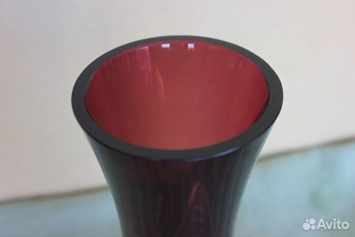 Ваза СССР марганцевое стекло. Идеальное состояние