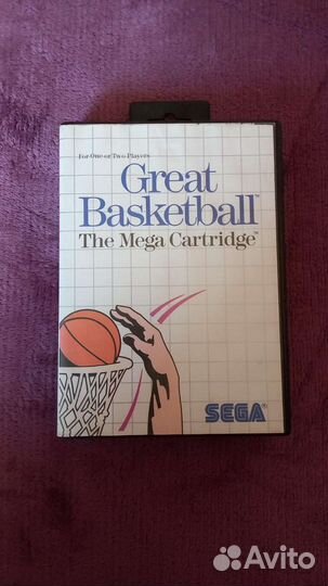 Картридж Sega Master System Great Basketball Игра