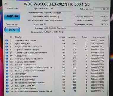 Переносной жёсткий диск HDD 500 GB WD USB 3.0