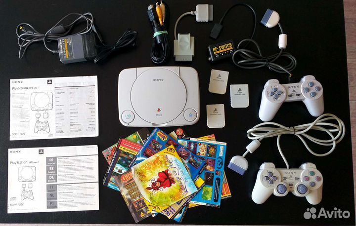 Ps one (scph-102. PAL. DCv 7,5v) чипованная