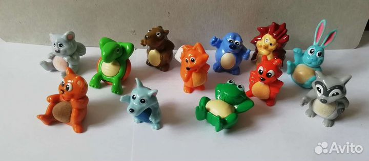 Бархатные пузики - серия киндер игрушек