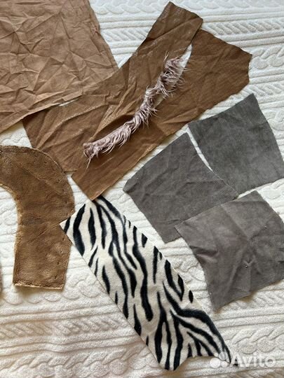 Ткань, клепки, тесемки