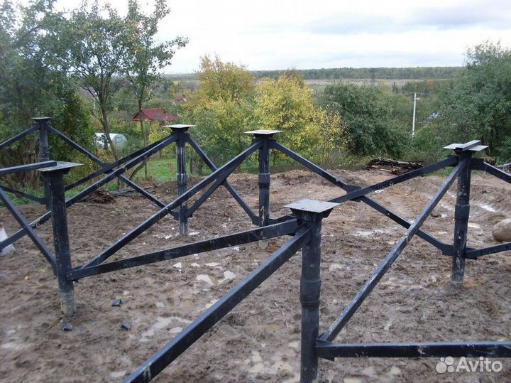 Винтовые сваи под ключ / Фундамент