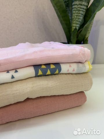 Муслиновые пеленки новые