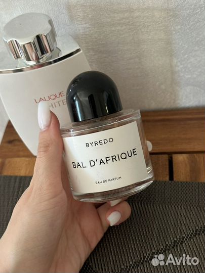 Духи byredo bal d afrique, lalique