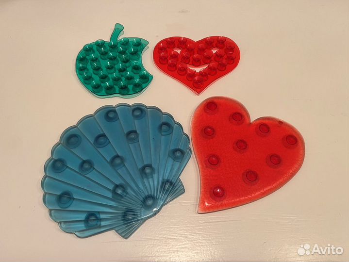 Мини-коврики для ванной (на липучках)