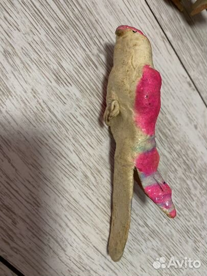 Ватная ёлочная игрушка СССР