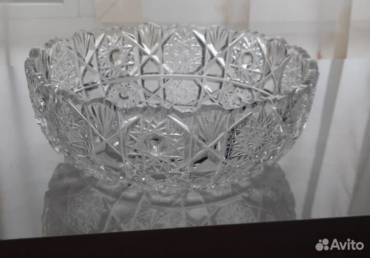 Ваза хрустальная большая СССР