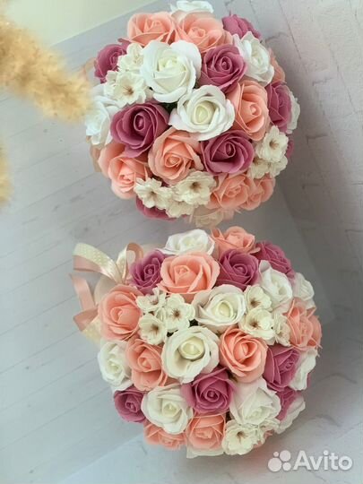 Букет из мыльных роз/интерьерный букет/подарок