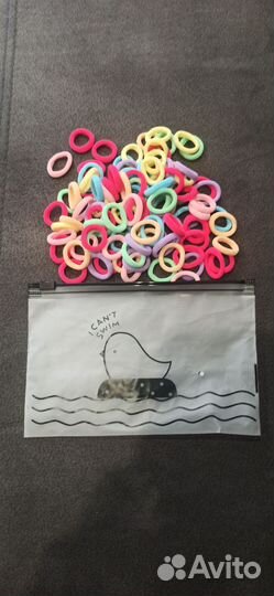 Резинки для волос набор 100 штук