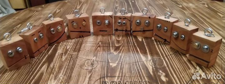 Брелоки роботы ручная работа