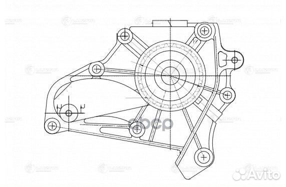 Насос водяной LWP 1942 LWP1942 luzar