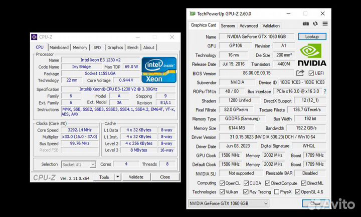 Игровой компьютер Gtx 1060 6GB