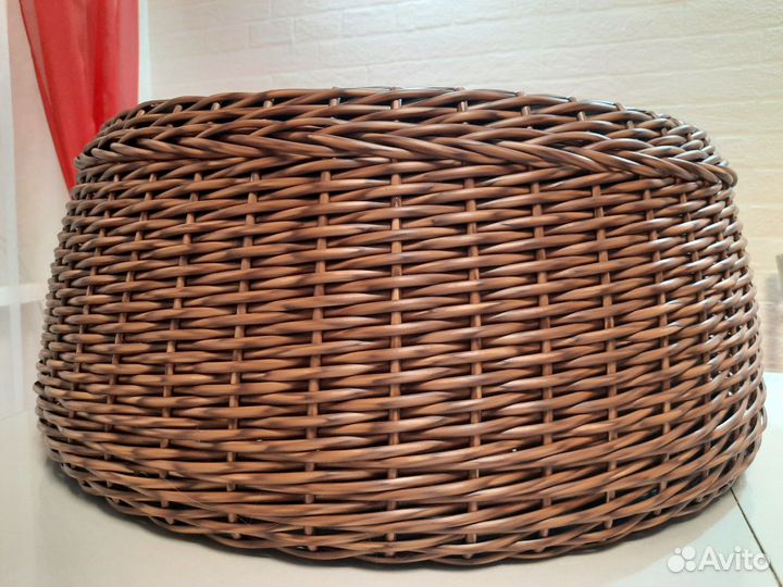 Корзина юбка для елки, клумба из ротанга