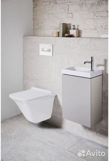 Инсталляция для унитаза Loranto 4501 кнопка белая