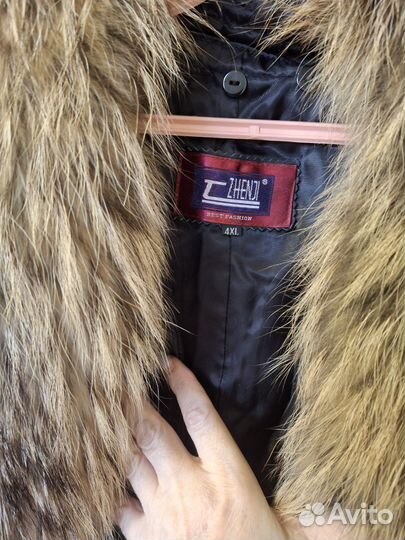 Плащ кожаный женский