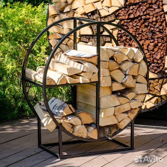 Дровник в стиле лофт