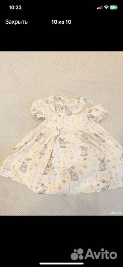 Платье для девочки 92
