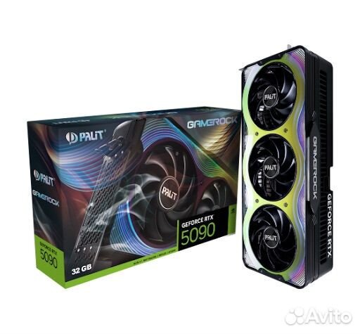 Новая Palit RTX 5090 GameRock Гарантия
