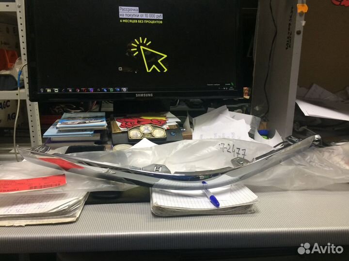 Nissan teana J31 Молдинг бампера правый передний