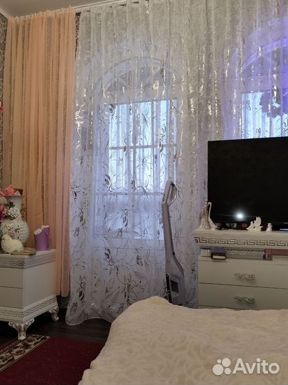 Персиковый тюль 280*250*2