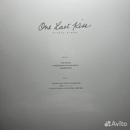 Евангелион One last kiss Hikaru Utada Lp