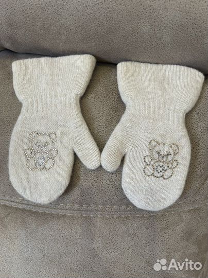 Варежки кашемир/шерсть