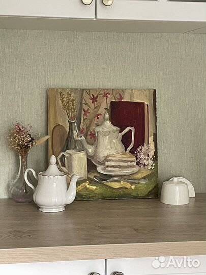 Картина маслом на холсте ручная работа