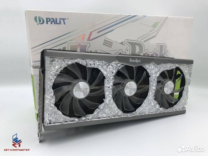 Видеокарта Palit GeForce RTX3070 GameRock гарантия