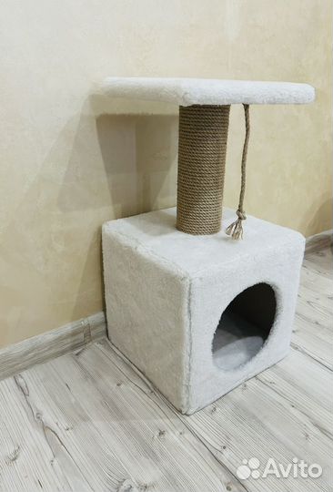 Домик для кошки с когтеточкой