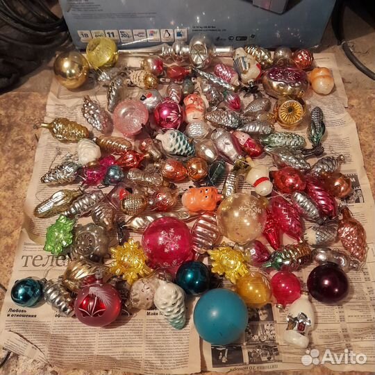 Елочные игрушки СССР