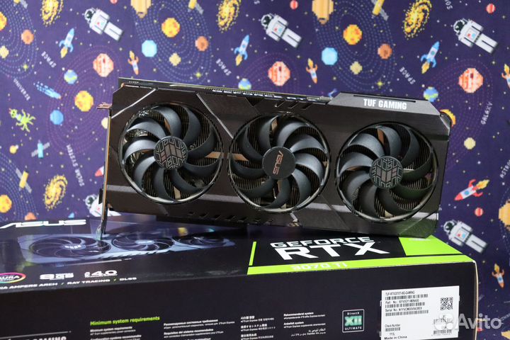 Asus Tuf RTX 3070 Ti 8gb Gaming OC (Гарантия)