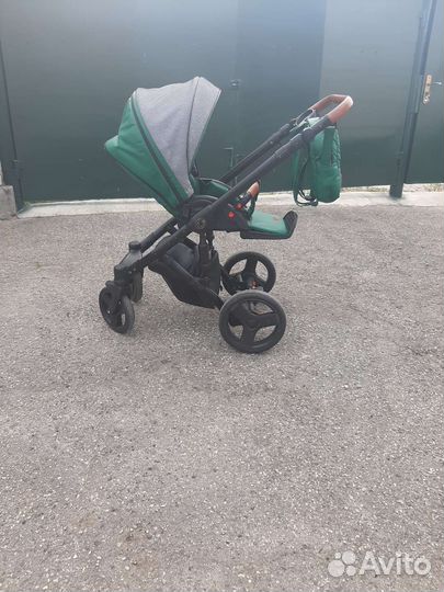 Коляска 2 в 1 эко кожа