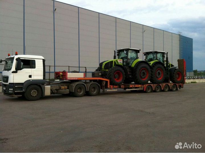 Аренда тралов, спецтехника, низкорамный тралл