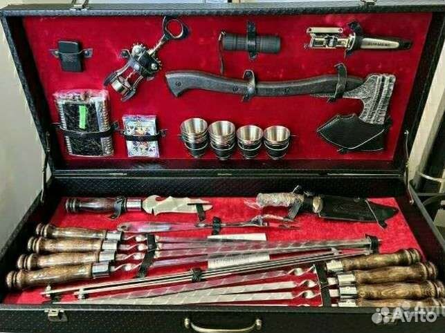 Шампура подарочные в кейсе