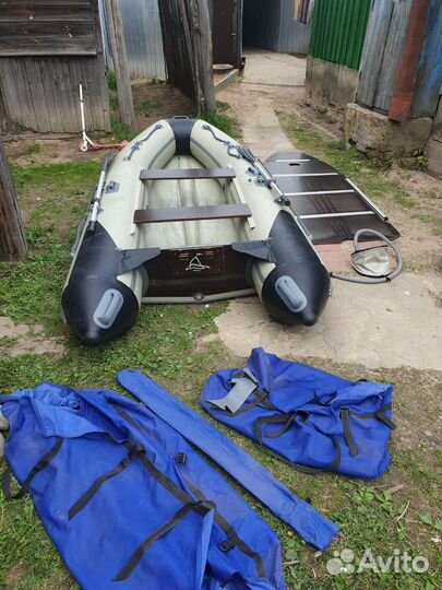 Надувная лодка пвх под мотор бу