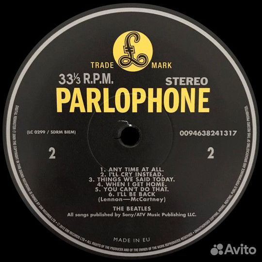 Виниловая пластинка The Beatles, A Hard Day's Nigh