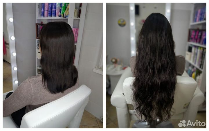 Наращивание биопротеиновых волос кератин/ботокс