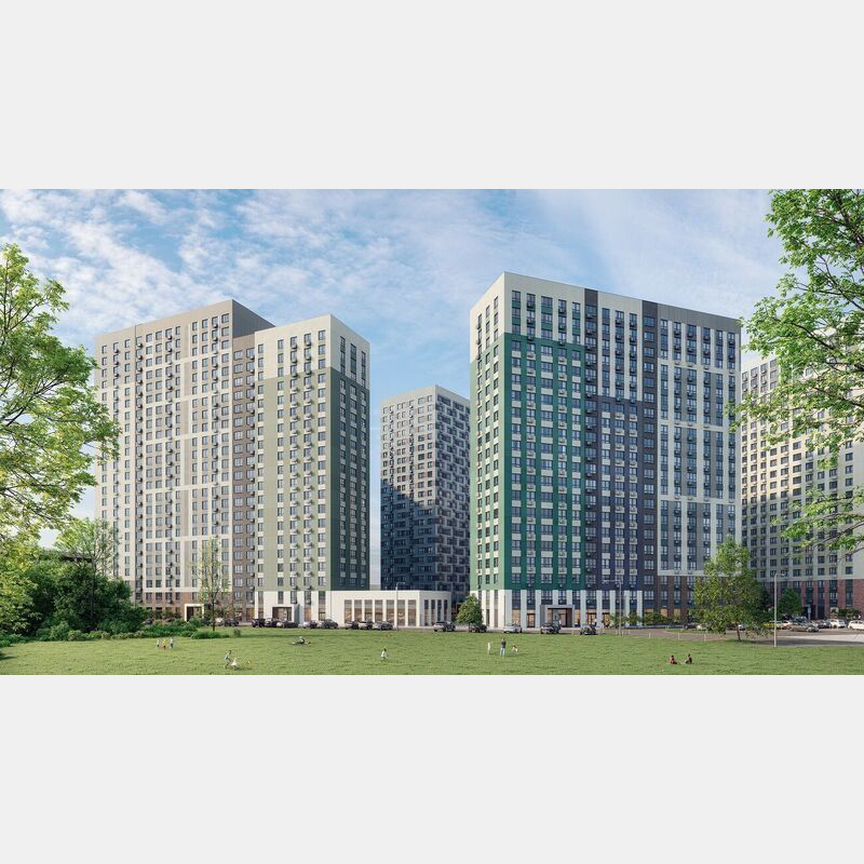 3-к. квартира, 94,2 м², 2/20 эт.