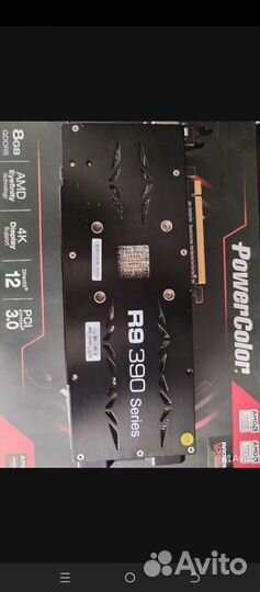 Видеокарта Radeon r9 390 8гб