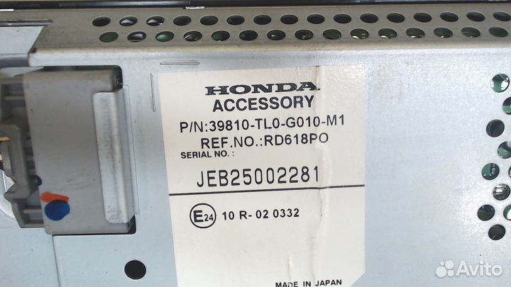 Дисплей мультимедиа Honda Accord 8, 2008