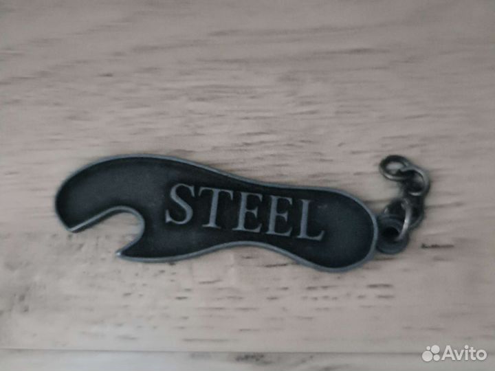 Брелок ступня steel