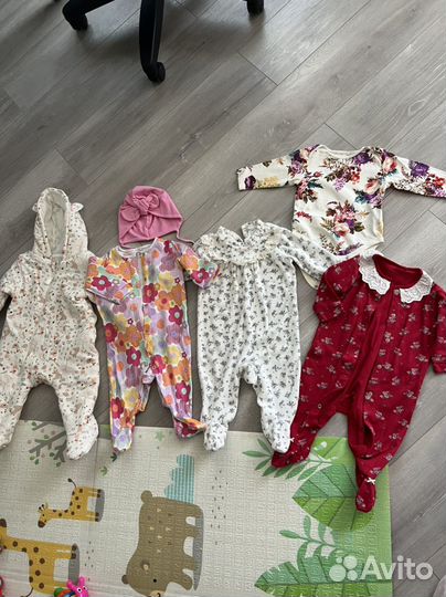 Вещи пакетом на девочку 68-74 next