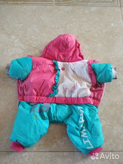 Комбинезон для маленькой собаки (зима)