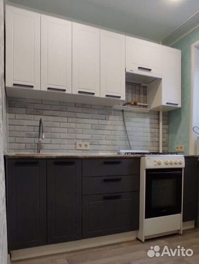 Кухня модульная новая серая