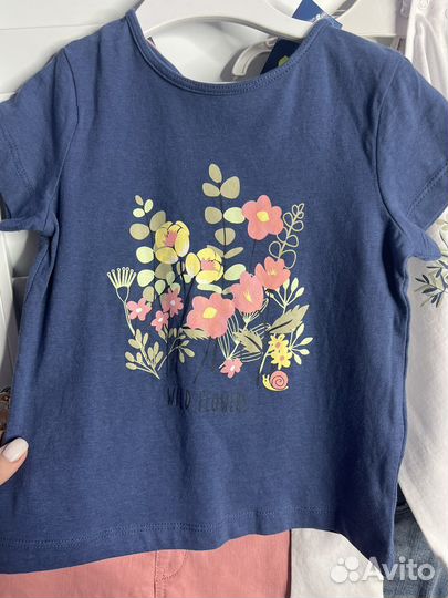 Пакет новой одежды на девочку 86 92 H&M и др
