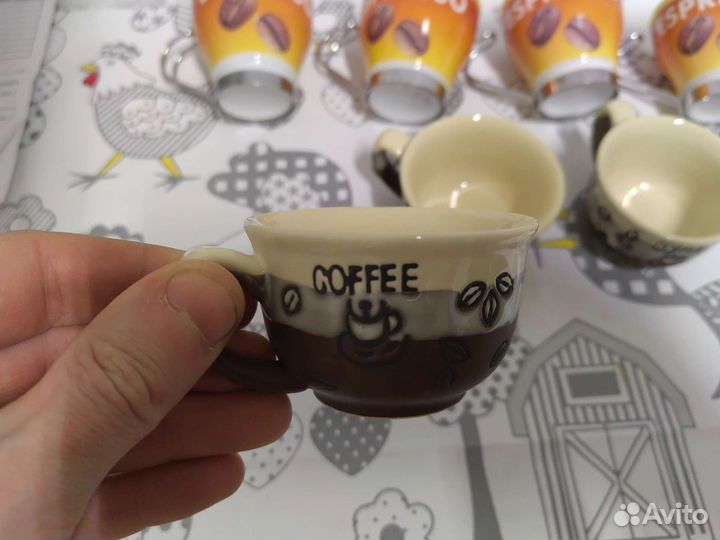 Набор столовой посуды 8 чашечек для кофе