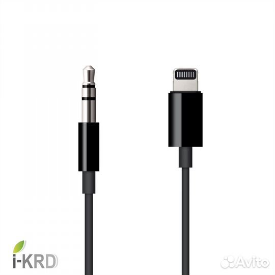Аудиокабель Apple Lightning Aux 1,2м (Новый) A1879